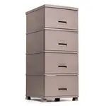 Plastová komoda MEGAPLAST NATURA mocca