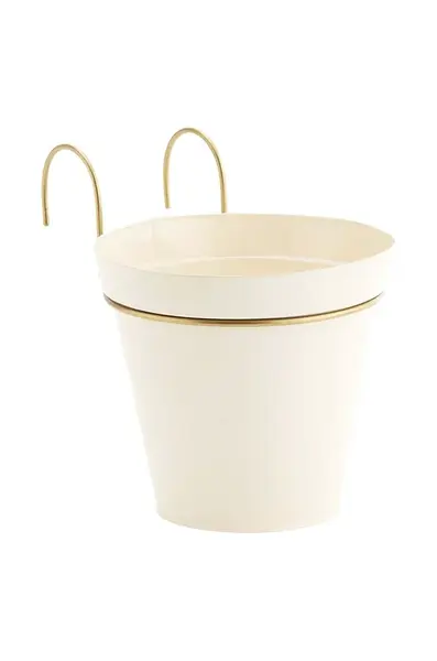 Obal na květináč s uchem Madam Stoltz 21 x 19 cm