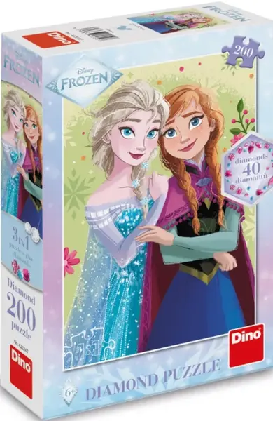 Puzzle Frozen: Jarní portrét 200 dílků diamond - -