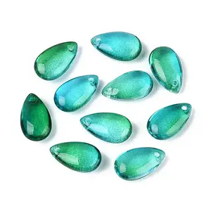 5Pcs Transparent Glass Beads
