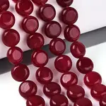 Dyed Natural White Jade Beads Strands