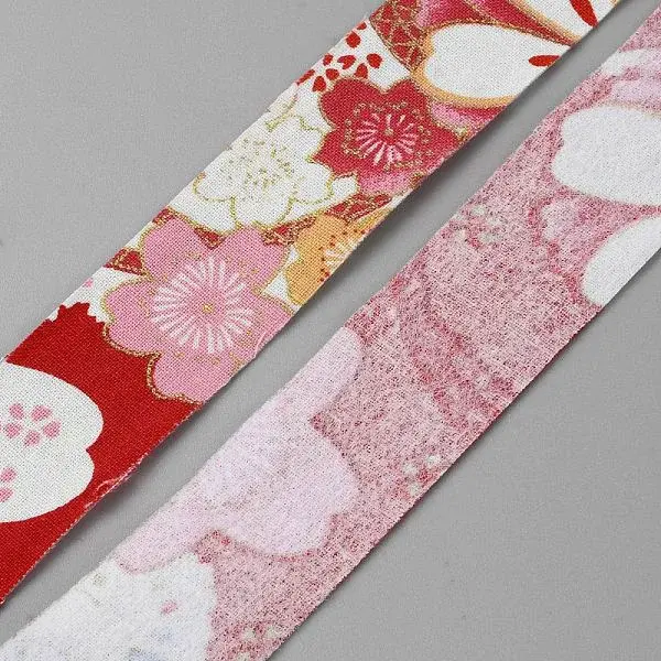 Cotton Flower Print Ribbons