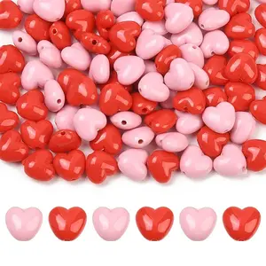 100Pcs 2 Colors Opaque Acrylic Beads