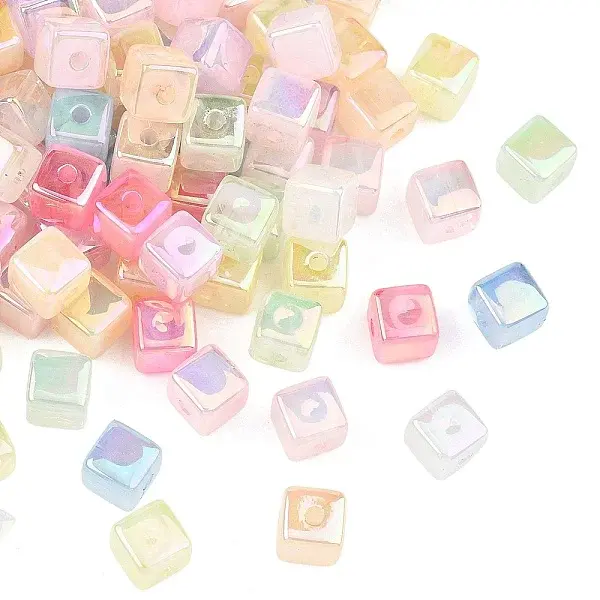 UV Plating Opaque Acrylic Beads