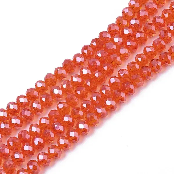 Electroplate Glass Beads Strands