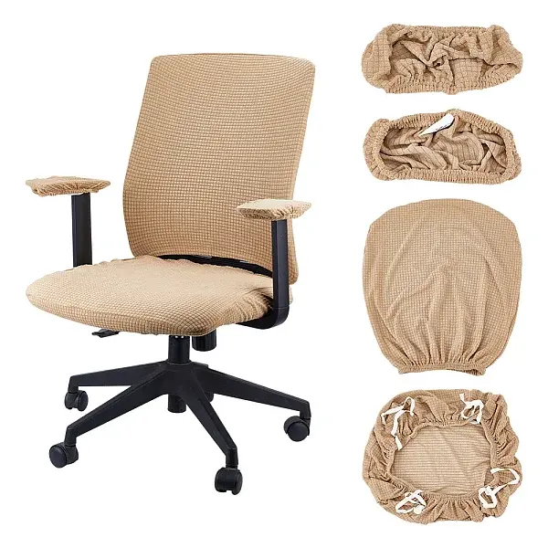 Polyester Chair Pad & Back & Handrail Cover Sets