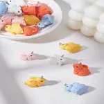 20Pcs 5 Colors Opaque Resin Pendants