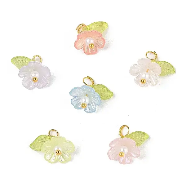 100Pcs Acrylic Pendants