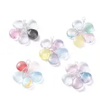 Wire Wrapped Glass Pendants