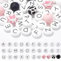 Round & Flat Round Food Grade Eco-Friendly Silicone Beads