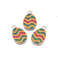 Alloy Enamel Pendants