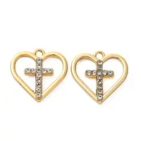 Alloy Rhinestone Pendants