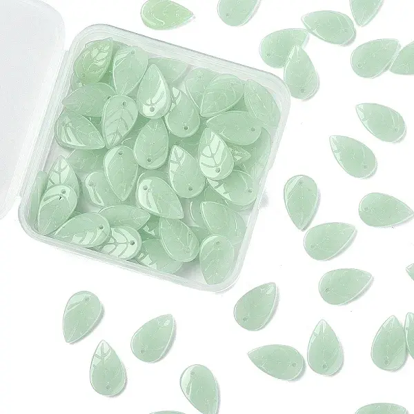 80Pcs Luminous Handmade Lampwork Beads