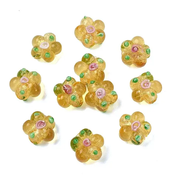 15PCS Handmade Lampwork Beads