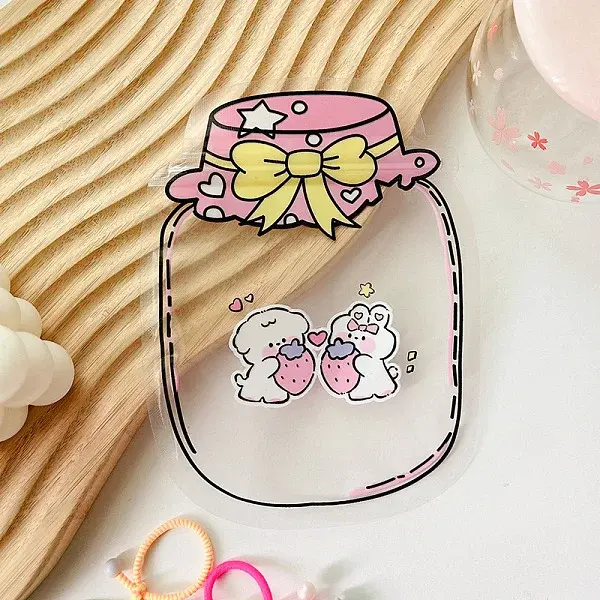 Cartoon Bottle Plastic Zip Lock Bags
