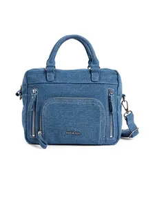 Nat&Nin Kabelka 'Macy'  modrá denim