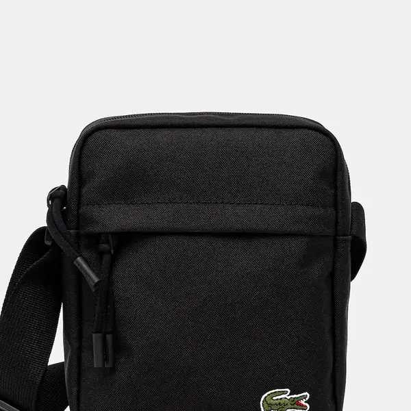 Ledvinka Lacoste černá barva, NU4788NE