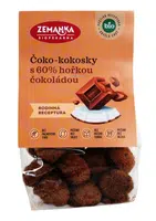 Zemanka BIO Čoko-kokosky s 60% hořkou čokoládou 100 g