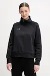 Mikina Under Armour dámská, černá barva, hladká