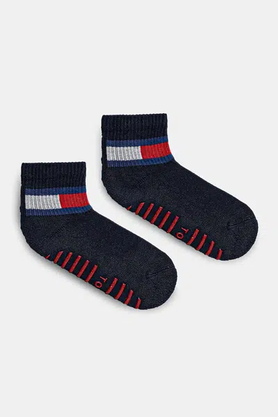 Dětské ponožky Tommy Hilfiger 2-pack tmavomodrá barva