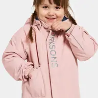 Dětská bunda Didriksons TALVI KIDS JKT růžová barva, 505474