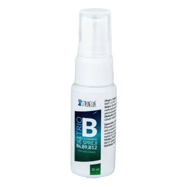 Strunecká Trio B - kombinace vitaminů B6, B9, B12 ve spreji - 30ml