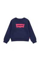 Kojenecká mikina Levi's tmavomodrá barva, s potiskem