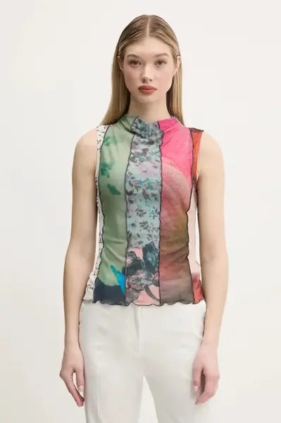 Top Desigual ST. JOHNS zelená barva, 25SWTK87