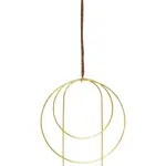 Nástěnná dekorace ferm LIVING Deco Frames žlutá barva