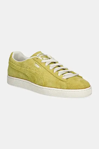 Semišové tenisky Puma Suede The NeverWorn IV zelená barva, 398945