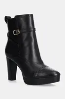 Kožené kotníkové boty Lauren Ralph Lauren Mckinsey