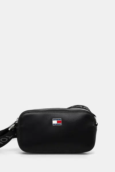 Kabelka Tommy Jeans černá barva, AW0AW16961