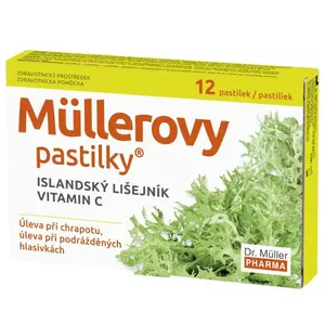 Dr. Müller Müllerovy pastilky islandský lišejník 12 pastilek