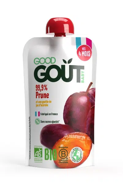 Good Gout BIO Švestka 4m+ kapsička 120 g
