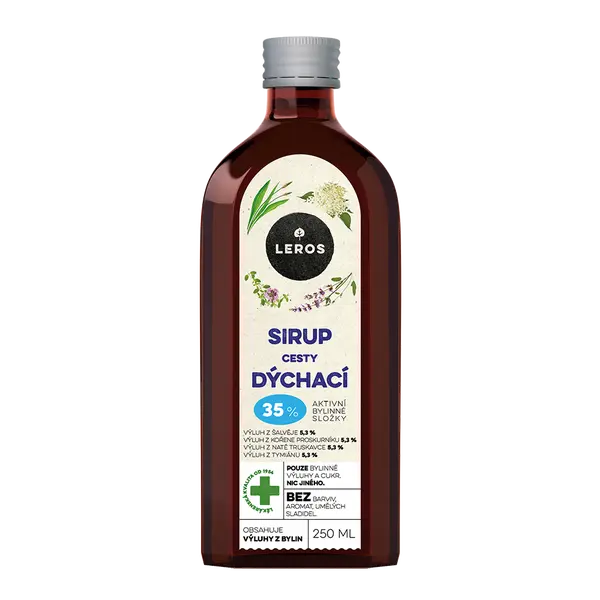Leros Sirup Cesty dýchací 250 ml