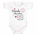 Baby Nellys Body krátký rukáv  Trenérka celej rodiny, holka vel.  86