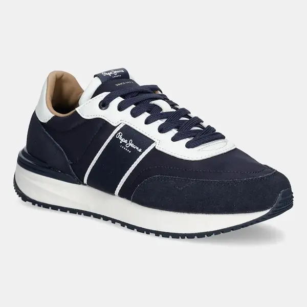 Sneakers boty Pepe Jeans BUSTER CLUB M tmavomodrá barva, PMS60038