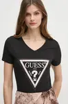 Tričko Guess černá barva, W5RI21 J1314