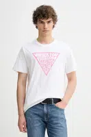 Bavlněné tričko Levi's Pride pánské, bílá barva, s potiskem, 24671