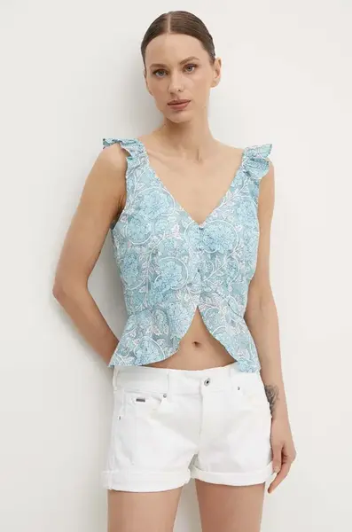 Bavlněný top Pepe Jeans EMILIA PL304799