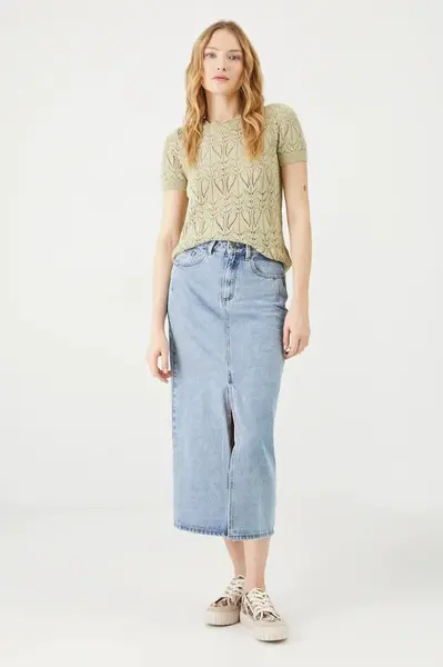 Bavlněná džínová sukně Medicine