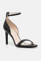 Sandály Calvin Klein HEEL SANDAL 90 - LTH černá barva, HW0HW02337