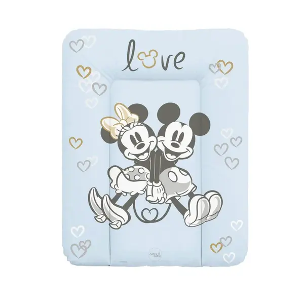 Ceba Podložka přebalovací měkká na komodu (50x70) Disney Minnie & Mickey Blue