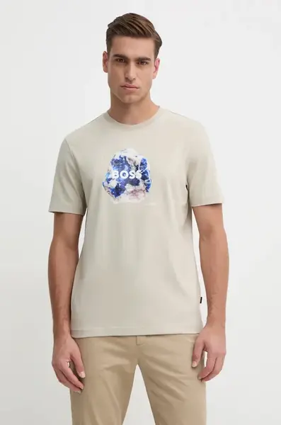 Bavlněné tričko Boss Orange