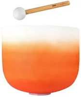 Sela Crystal Singing Bowl Chakra 13" - Orange, Sacral, D (432Hz)