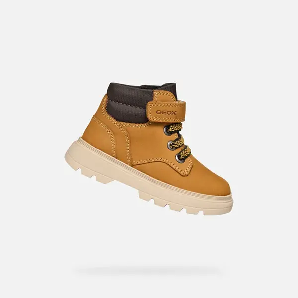 Yellow boys' ankle shoes Geox Kiddartah - Boys