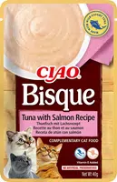 Inaba Cat Ciao Bisque krémes krémové pyré pre mačky - tuniak, losos 40 g