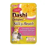Inaba Dashi Delights Silky Broth vlhké krmivo pro kočky - kuře s lososem 40 g