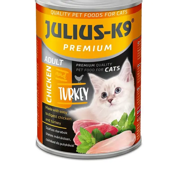 Julius-K9 Adult - Chicken & Turkey konzerva pro kočky 6 x 415 g