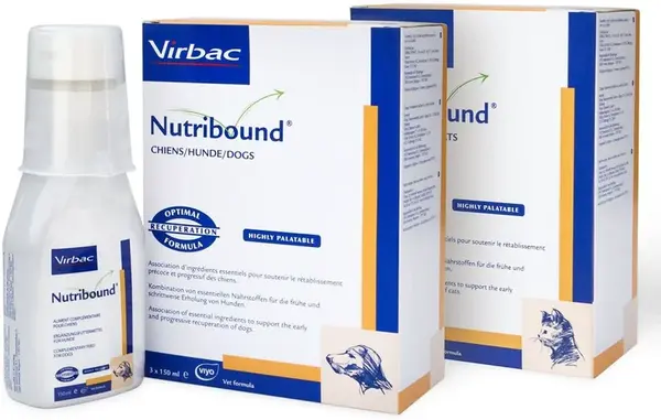 Virbac Nutribound roztok pre psov 3 x 150 ml